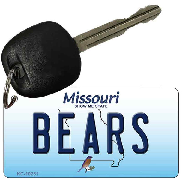 Bears Missouri State License Plate Wholesale Key Chain