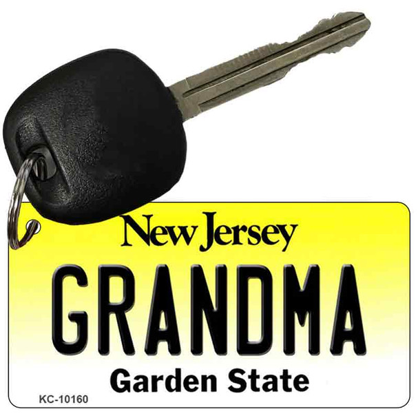 Grandma New Jersey State License Plate Wholesale Key Chain