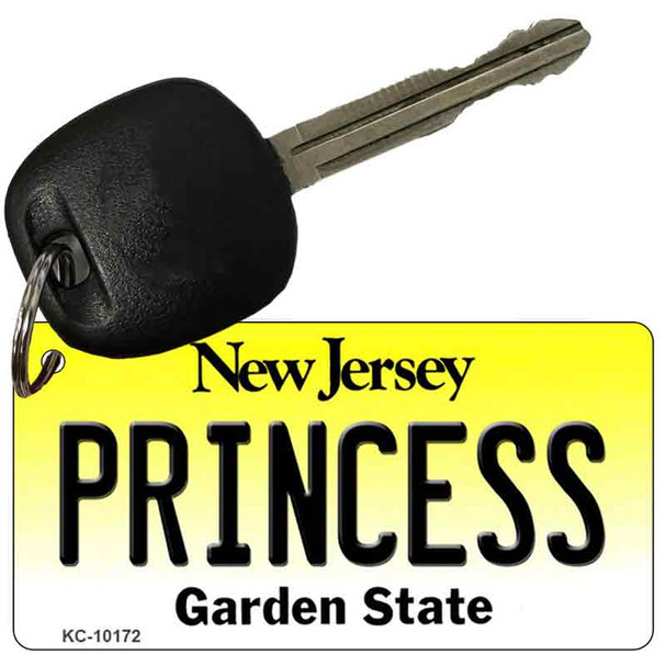 Princess New Jersey State License Plate Wholesale Key Chain