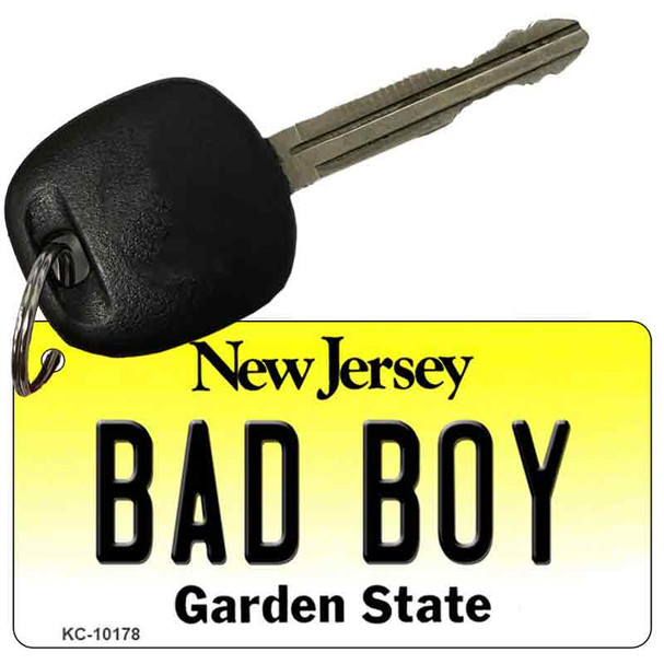 Bad Boy New Jersey State License Plate Wholesale Key Chain