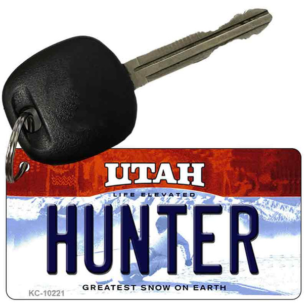 Hunter Utah State License Plate Wholesale Key Chain