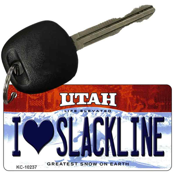 I Love Slackline Utah State License Plate Wholesale Key Chain