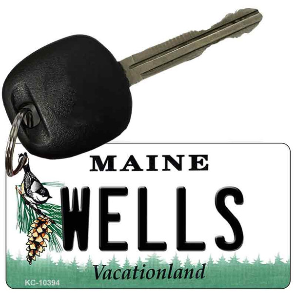 Wells Maine State License Plate Wholesale Key Chain