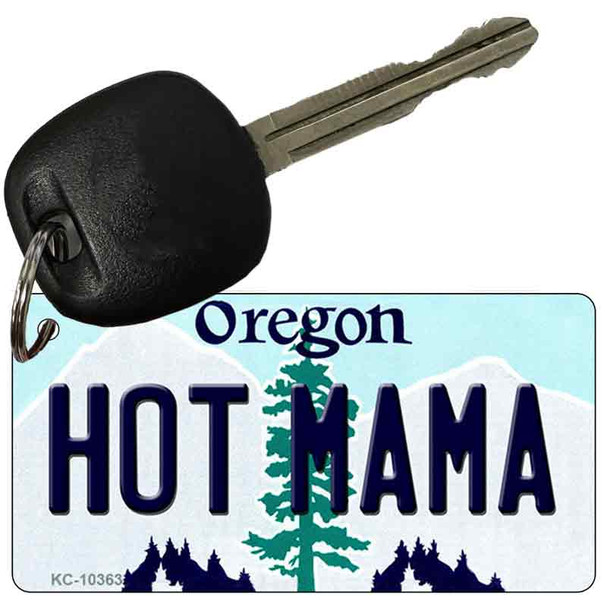 Hot Mama Oregon State License Plate Wholesale Key Chain