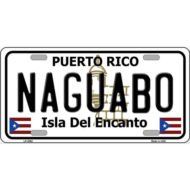 Naguabo Puerto Rico Wholesale Metal Novelty License Plate