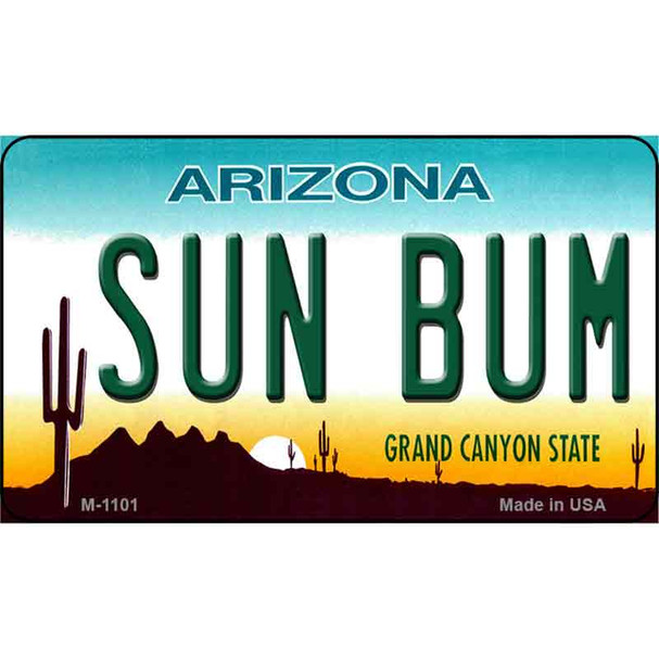 Sun Bum Arizona State License Plate Wholesale Magnet