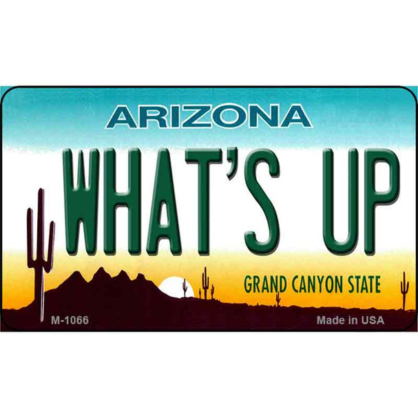 What's Up Arizona State License Plate Wholesale Magnet