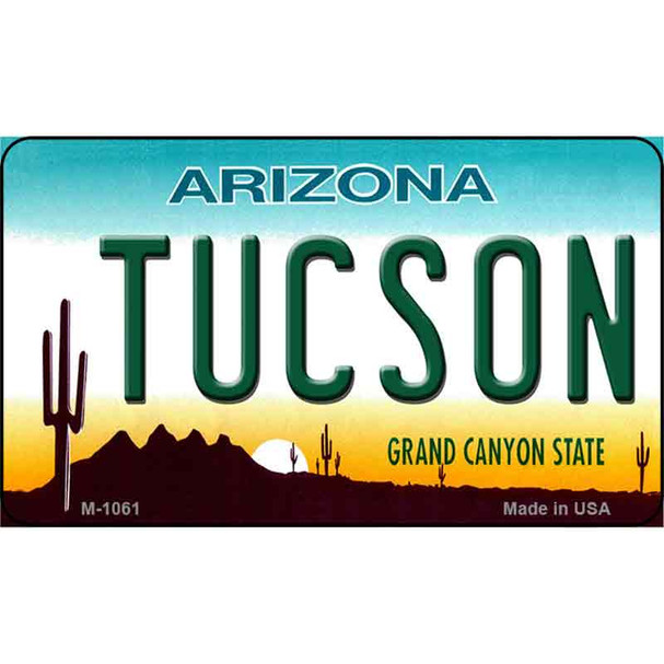 Tucson Arizona State License Plate Wholesale Magnet