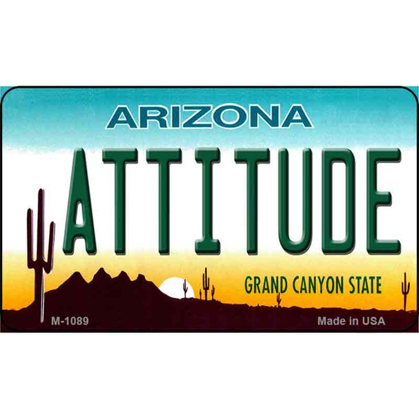 Attitude Arizona State License Plate Wholesale Magnet