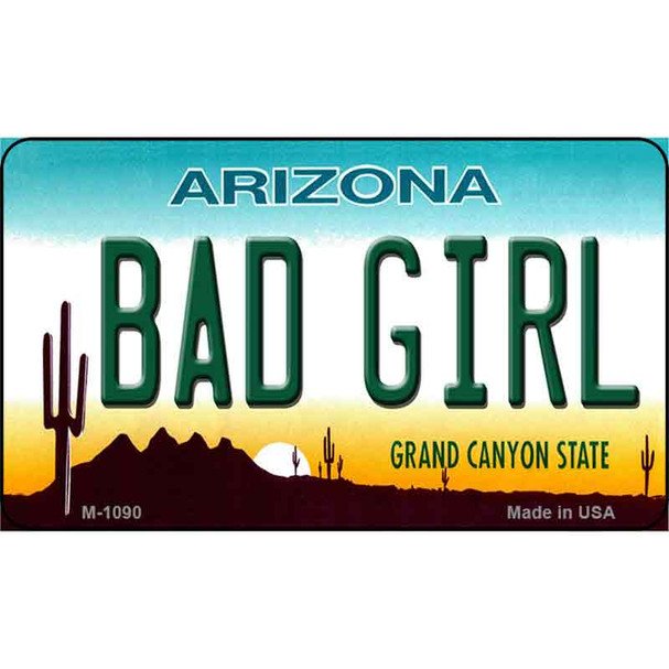 Bad Girl Arizona State License Plate Wholesale Magnet