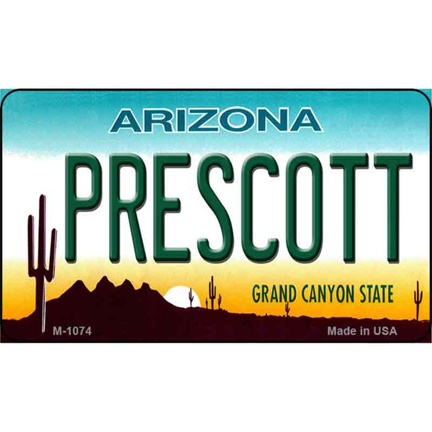 Prescott Arizona State License Plate Wholesale Magnet