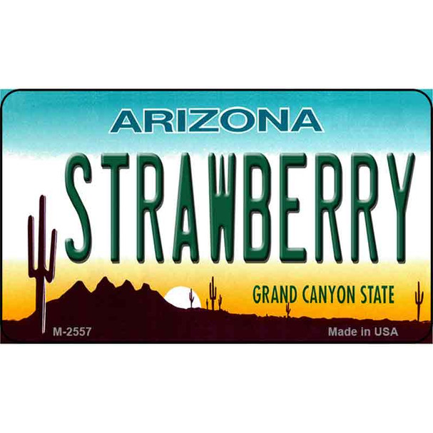 Strawberry Arizona State License Plate Wholesale Magnet