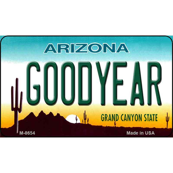 Goodyear Arizona State License Plate Wholesale Magnet