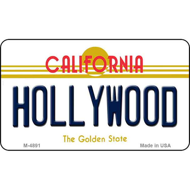 Hollywood California State License Plate Wholesale Magnet