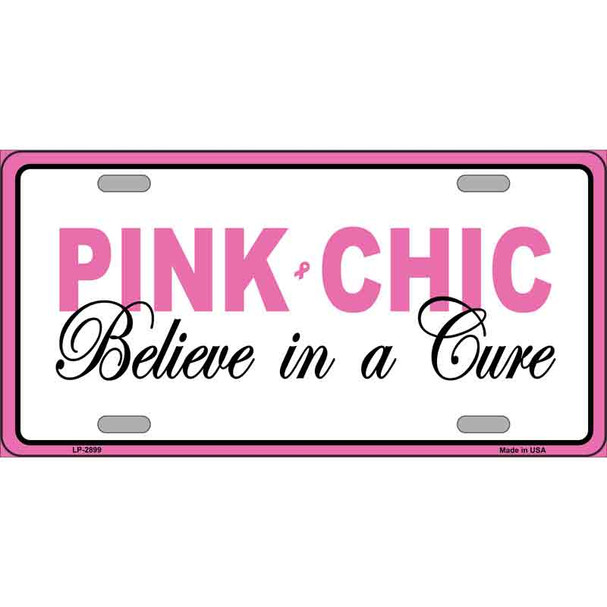 Pink Chic Wholesale Metal Vanity License Plate Sign