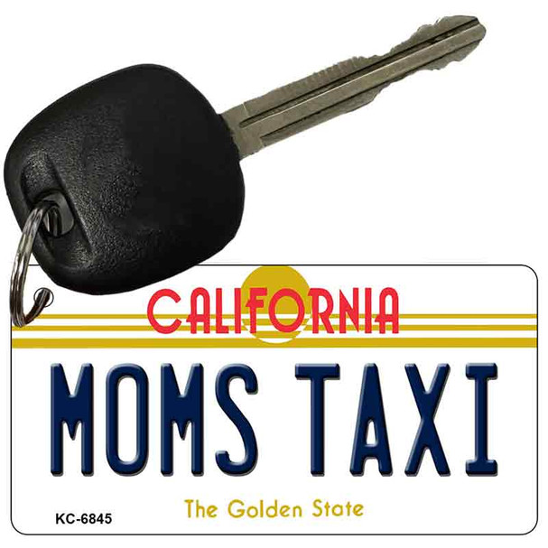 Moms Taxi California State License Plate Wholesale Key Chain