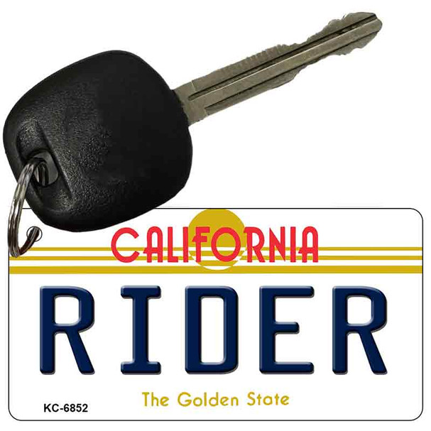 Rider California State License Plate Wholesale Key Chain