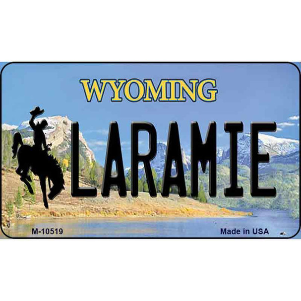 Laramie Wyoming State License Plate Wholesale Magnet