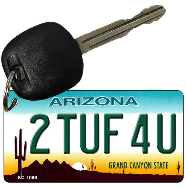 2 Tuf 4U Arizona State License Plate Wholesale Key Chain