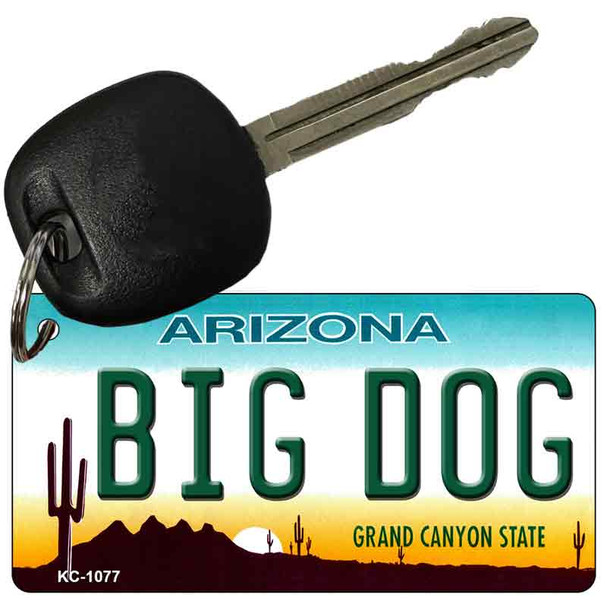 Big Dog Arizona State License Plate Wholesale Key Chain