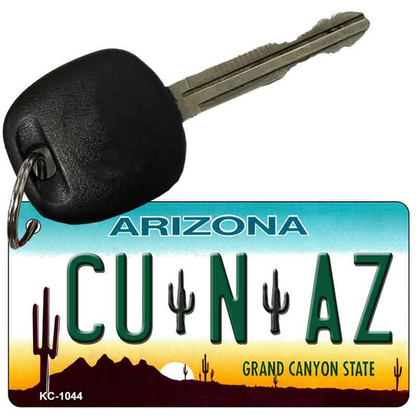 CU N AZ Arizona State License Plate Wholesale Key Chain