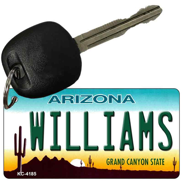 Williams Arizona State License Plate Wholesale Key Chain