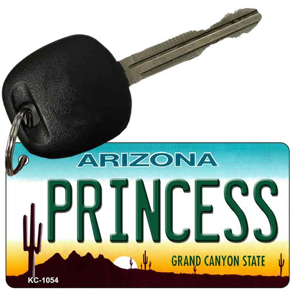 Princess Arizona State License Plate Wholesale Key Chain