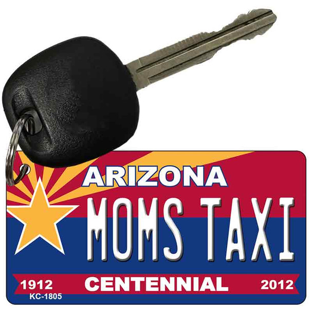 Moms Taxi Arizona Centennial State License Plate Wholesale Key Chain