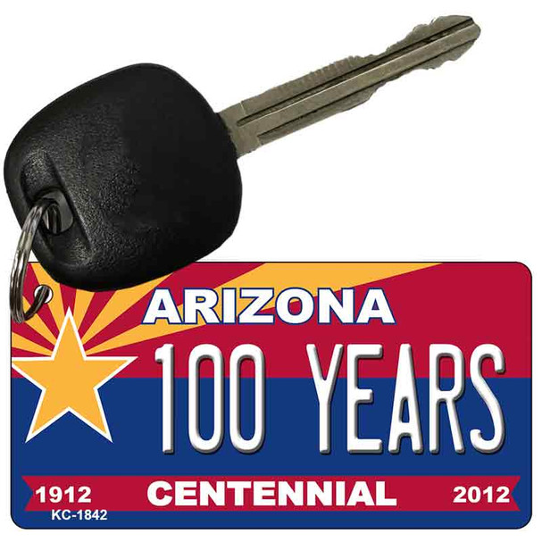 100 Years Arizona Centennial State License Plate Wholesale Key Chain