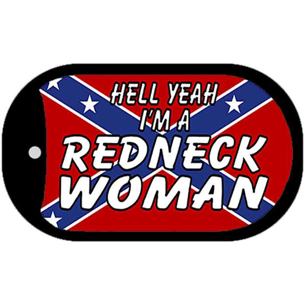 Redneck Woman Dog Tag Kit Metal Wholesale Novelty Necklace