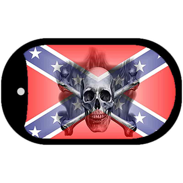 Confederate Skull Dog Tag Kit Novelty Wholesale Necklace DT-2406