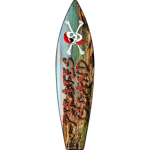 Pirates Island Novelty Wholesale Surfboard Sign