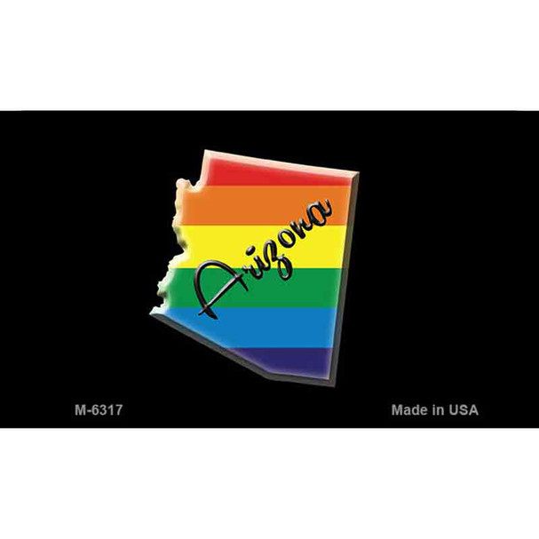 Arizona State Outline Rainbow Wholesale Magnet