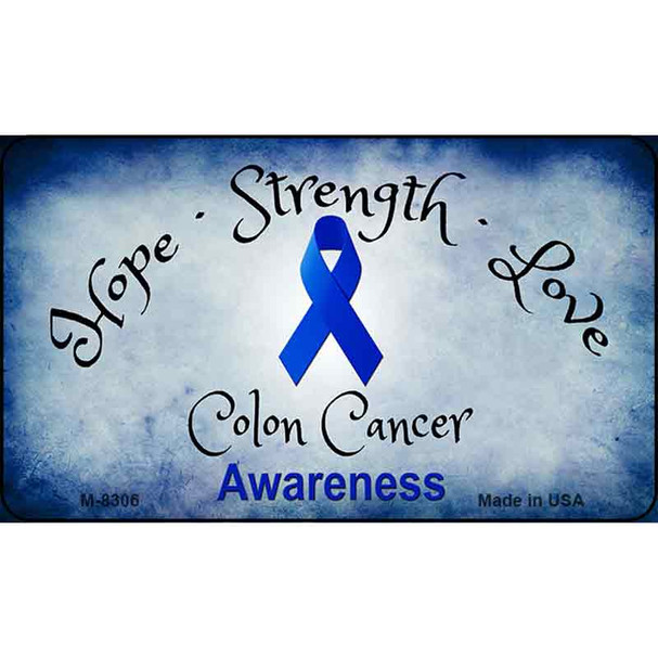 Colon Cancer Ribbon Wholesale Novelty Magnet M-8306