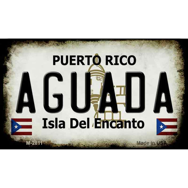 Aguada Puerto Rico State License Plate Wholesale Magnet