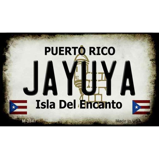 Jayuya Puerto Rico State License Plate Wholesale Magnet