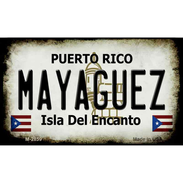 Mayaguez Puerto Rico State License Plate Wholesale Magnet