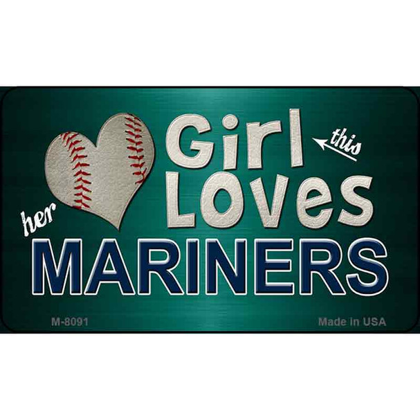This Girl Loves Her Mariners Wholesale Magnet M-8091