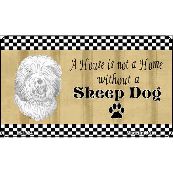 Sheep Dog Pencil Sketch Wholesale Magnet M-1724