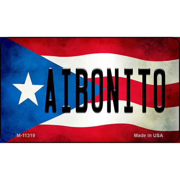 Aibonito Puerto Rico State Flag Wholesale Magnet M-11319