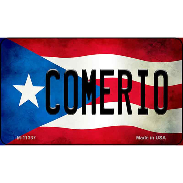 Comerio Puerto Rico State Flag Wholesale Magnet M-11337