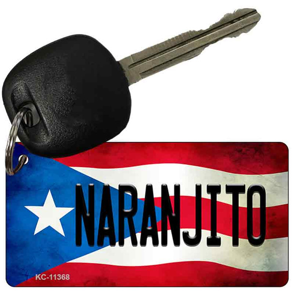 Naranjito Puerto Rico State Flag Wholesale Key Chain