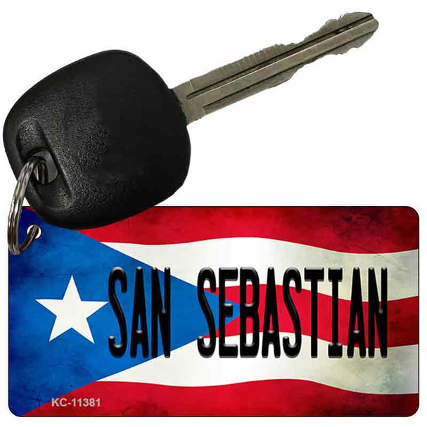 San Sebastian Puerto Rico State Flag Wholesale Key Chain