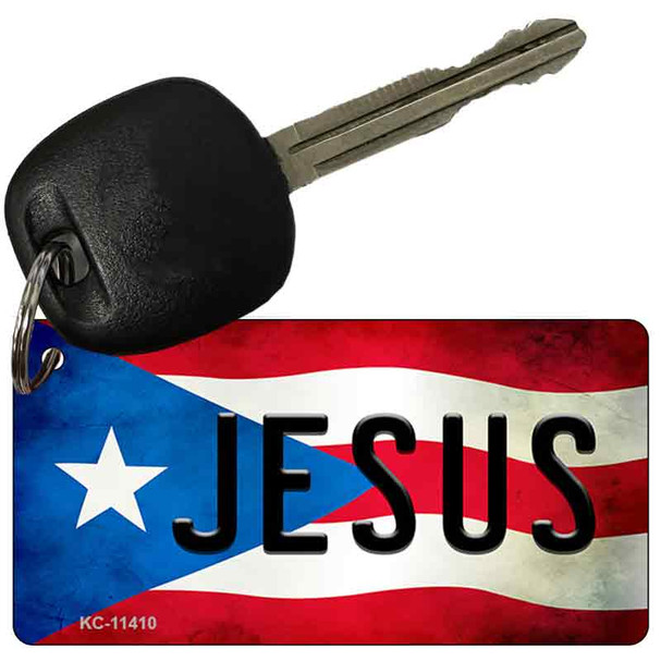 Jesus Puerto Rico State Flag Wholesale Key Chain