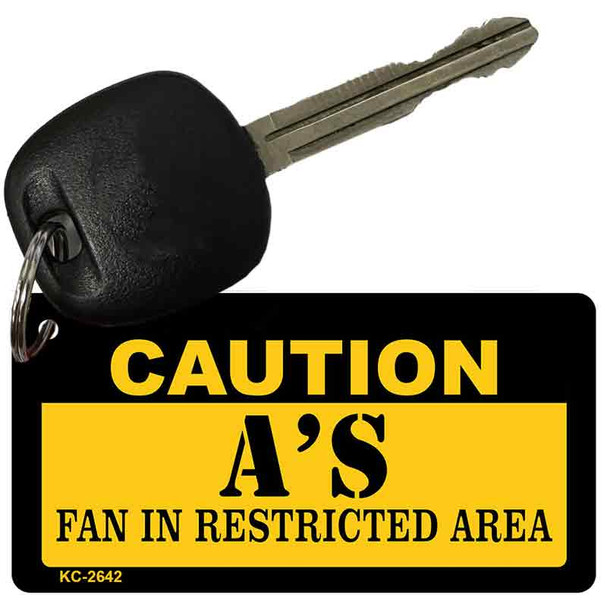 Caution As Fan Area Wholesale Key Chain