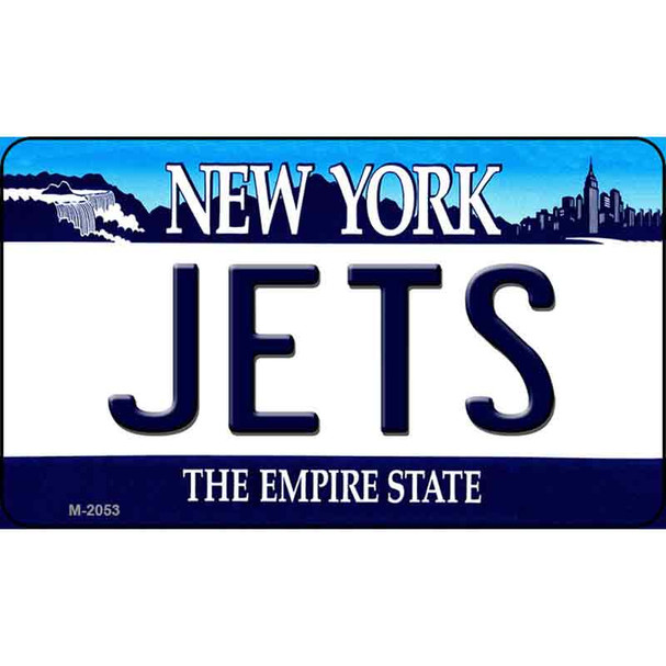 Jets New York State License Plate Wholesale Magnet M-2053