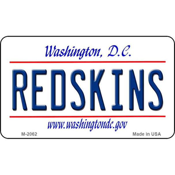 Redskins Washington DC State License Plate Wholesale Magnet M-2062