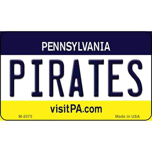 Pirates Pennsylvania State License Plate Wholesale Magnet M-2075