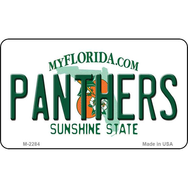 Panthers Florida State License Plate Wholesale Magnet M-2284