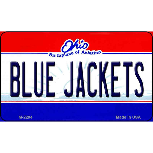 Blue Jackets Ohio State License Plate Wholesale Magnet M-2294